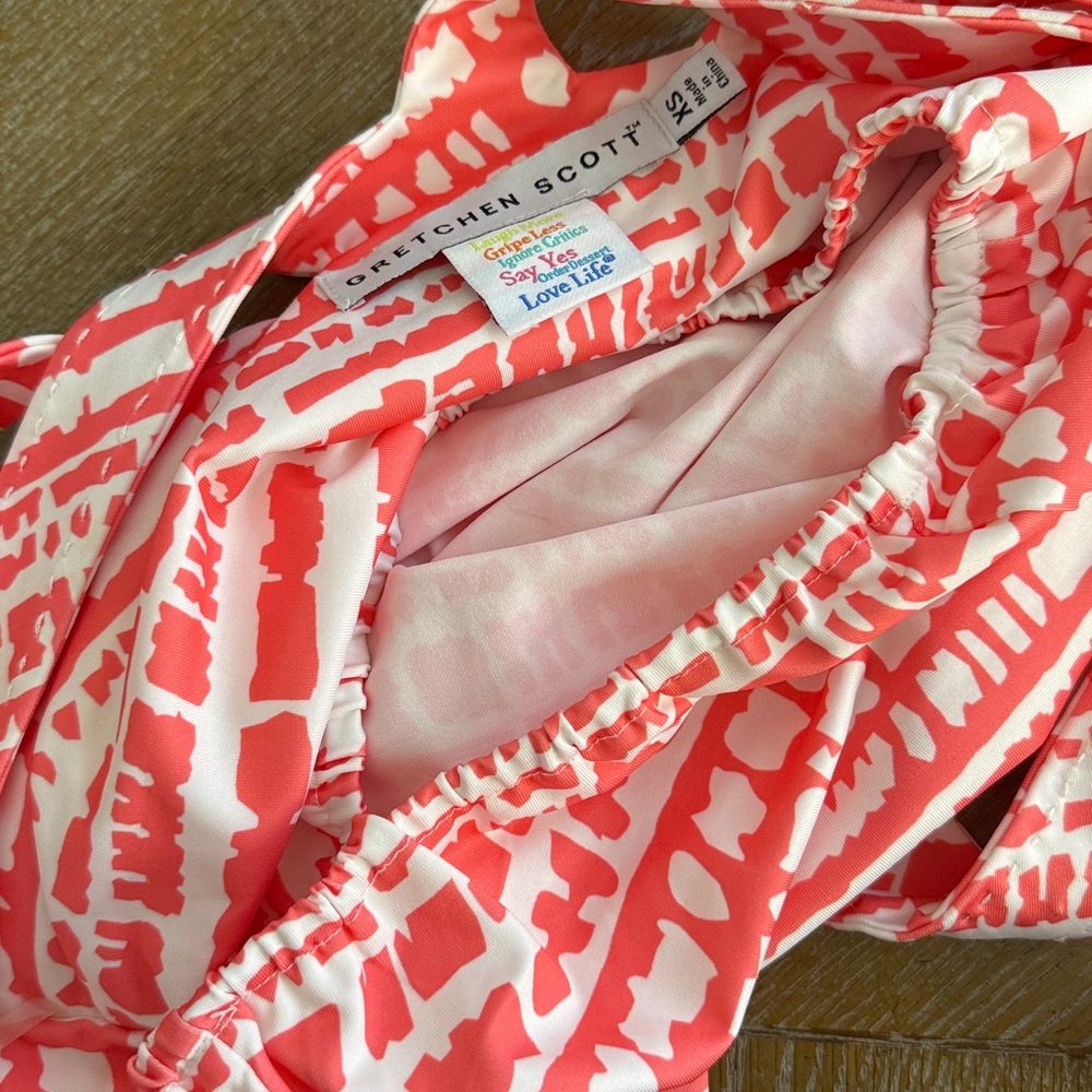 GRETCHEN SCOTT White Cypher Hotsie Totsie Criss Cross Straps Dress XS - Picture 8 of 9